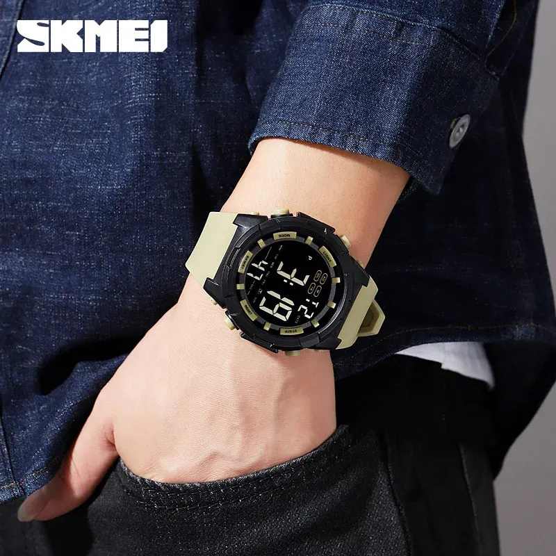 Skmei Military Sports Digital Watch Manner Fuhrte Elektronische Armbanduhren 50 M Wasserdicht Im Freien Alarm Countdown Von 8 93 DHgate