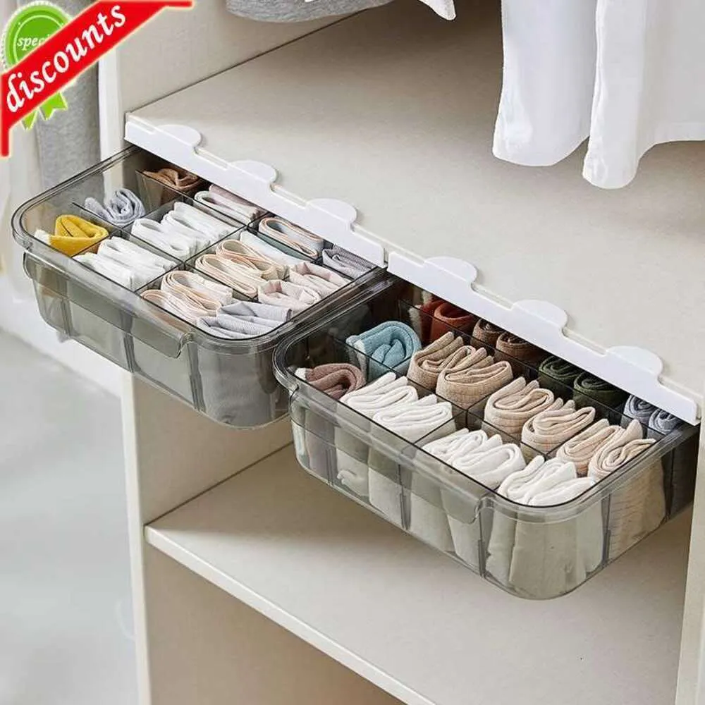 Upgrade Drawer Type Closet Organizer Underwea Socks Storage Box Ardrobe Organizer Bra Storage for Household Wardrobe Clothes Storage