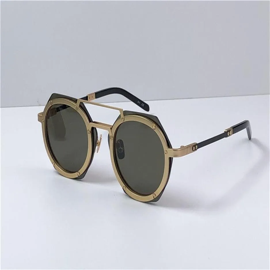 Nuovi occhiali da sole sportivi di moda H006 lente poligonale con montatura rotonda stile di design unico popolare occhiali protettivi UV400 per esterni top quali259O
