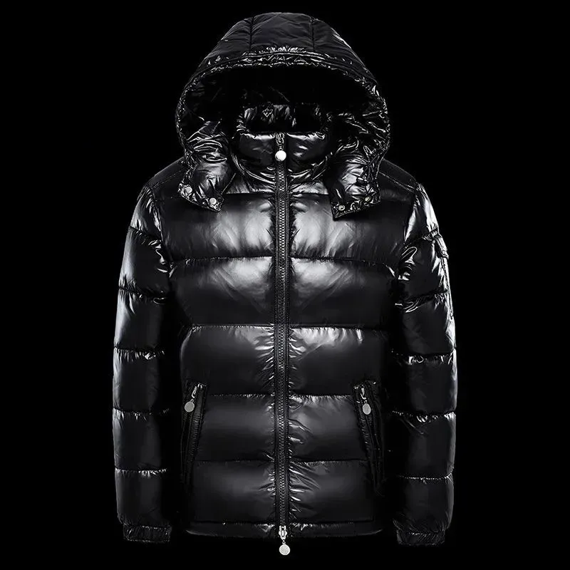 Monclairs Designer Down Jacket: Classic Outdoor Winter Coat With Shiny ...