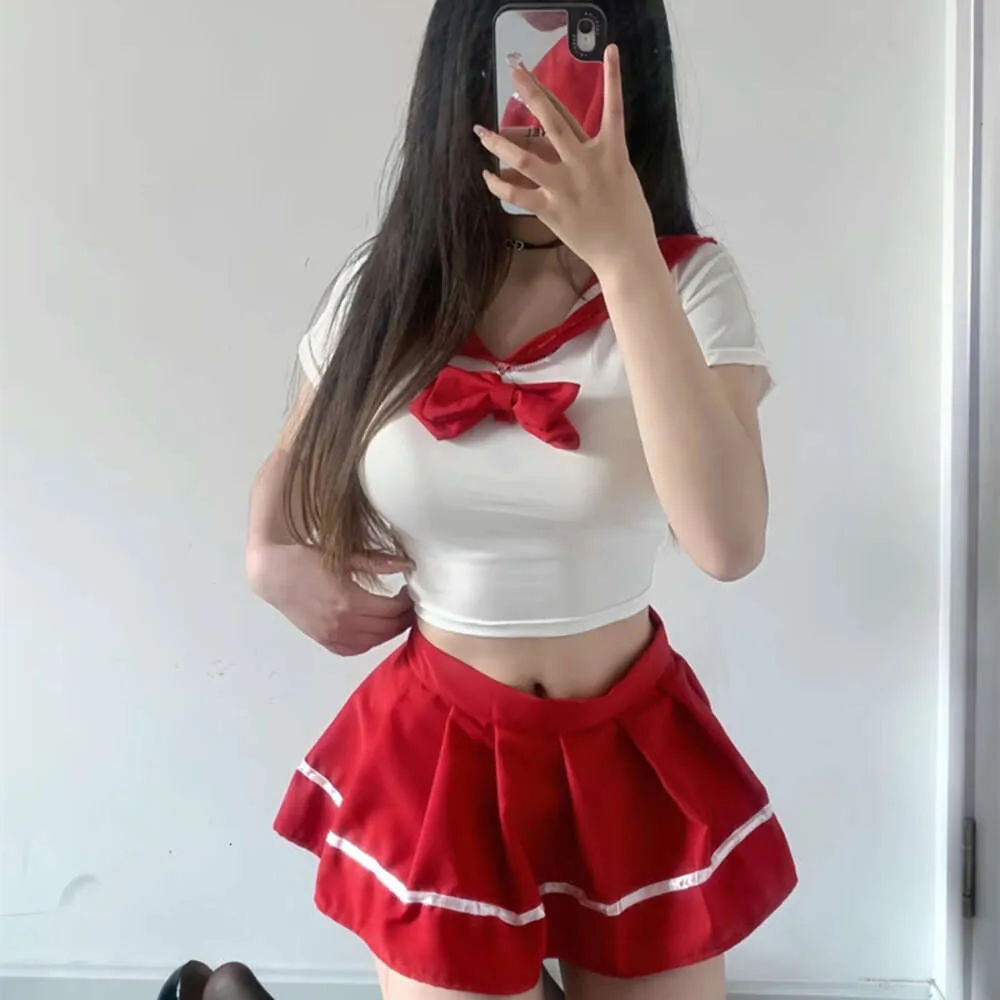 Nowa japońska koreańska wersja uczeń uczeń munduru cosplay cosplay rola roli w kostiumach Śliczne mini spódnice.