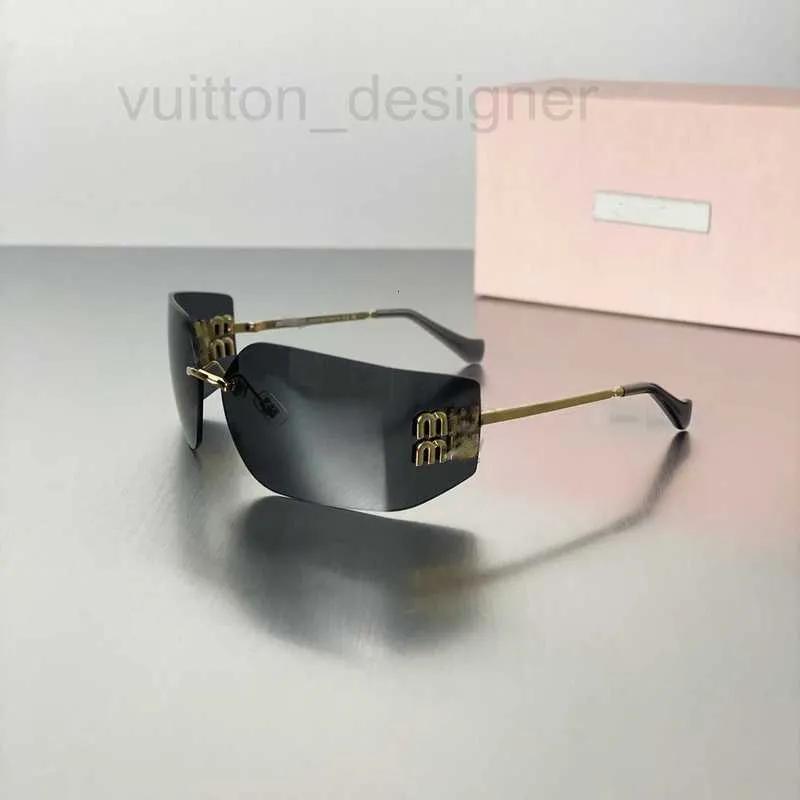 Sonnenbrillengestelle Designermarke für Damen Miumius Oval Mui Luxus Top Damen Boutique 1 Highend Beste Version Brille Acetatrahmen Quadratische Brillen