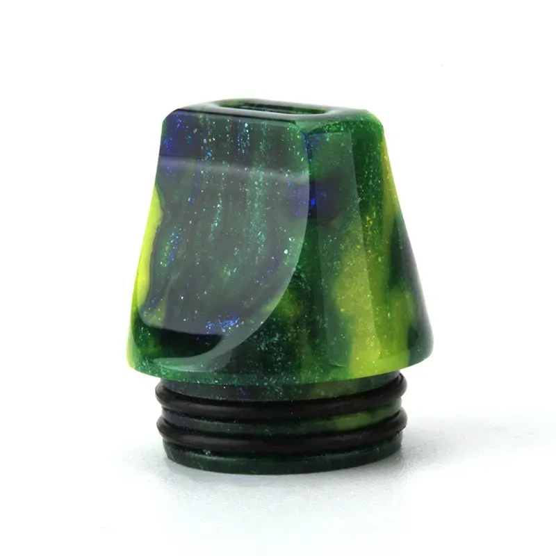 MTL 810 Resin Drip Tip Flat Mouth Driptip Wide Bore Mouthpiece for Prince TFV8 Big baby Atomizers with Acrylic Box Package