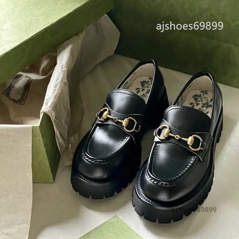 Womens Bee Loafers: Stylish Platform Leather Shoes, Autumn  display picture 3