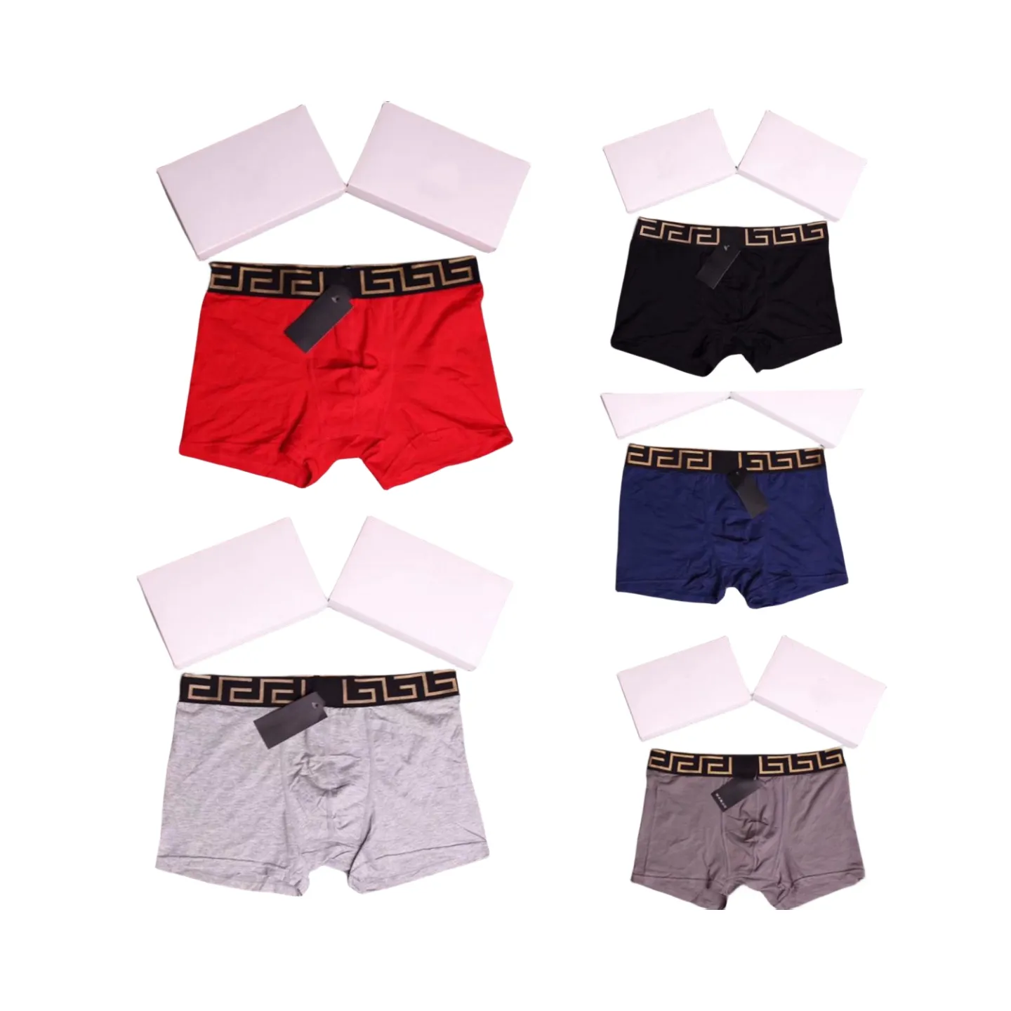 3 pieces set Of Designer Shorts Men s Underwear Men s Boxing Boxers Comfortable Pure Cotton Breathable Shorts Default Box