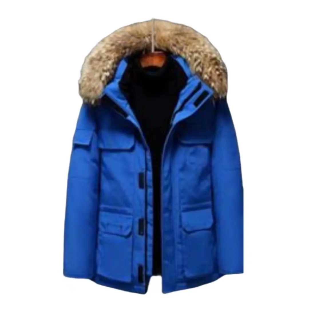 Hot Sell Canada Fashion Outdoor Big and Tall Winter Coat Down Brand Feather Jacket för män och kvinnor Män 4FVPU