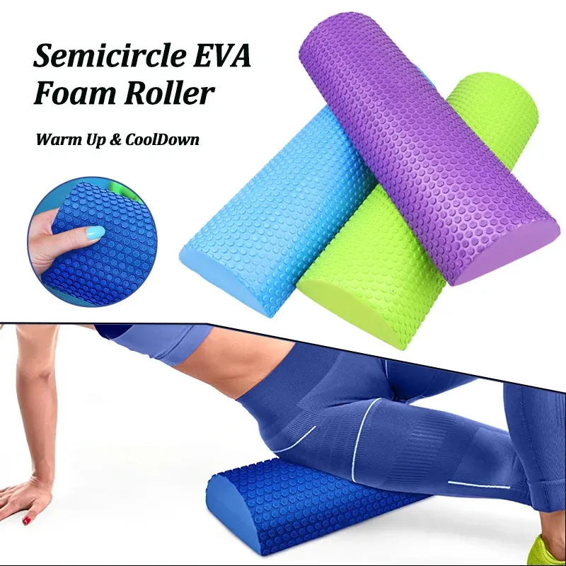 Half Round EVA Foam Yoga Blocks Balance, Massage, & Restore Muscles, 231208  From Zhong07, $10.02