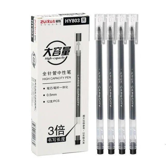 Wholesale Gel Pens ZUIXUA Gel Pen 0.38mm Black Blue Red Ink Pens
