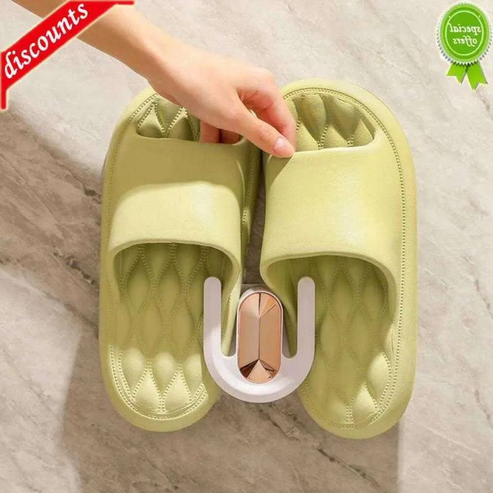 Estante para zapatillas de mascotas mejorado, sin perforaciones, gancho para zapatillas Simple, estante de almacenamiento familiar para zapatos y ahorro de espacio para el baño del hogar