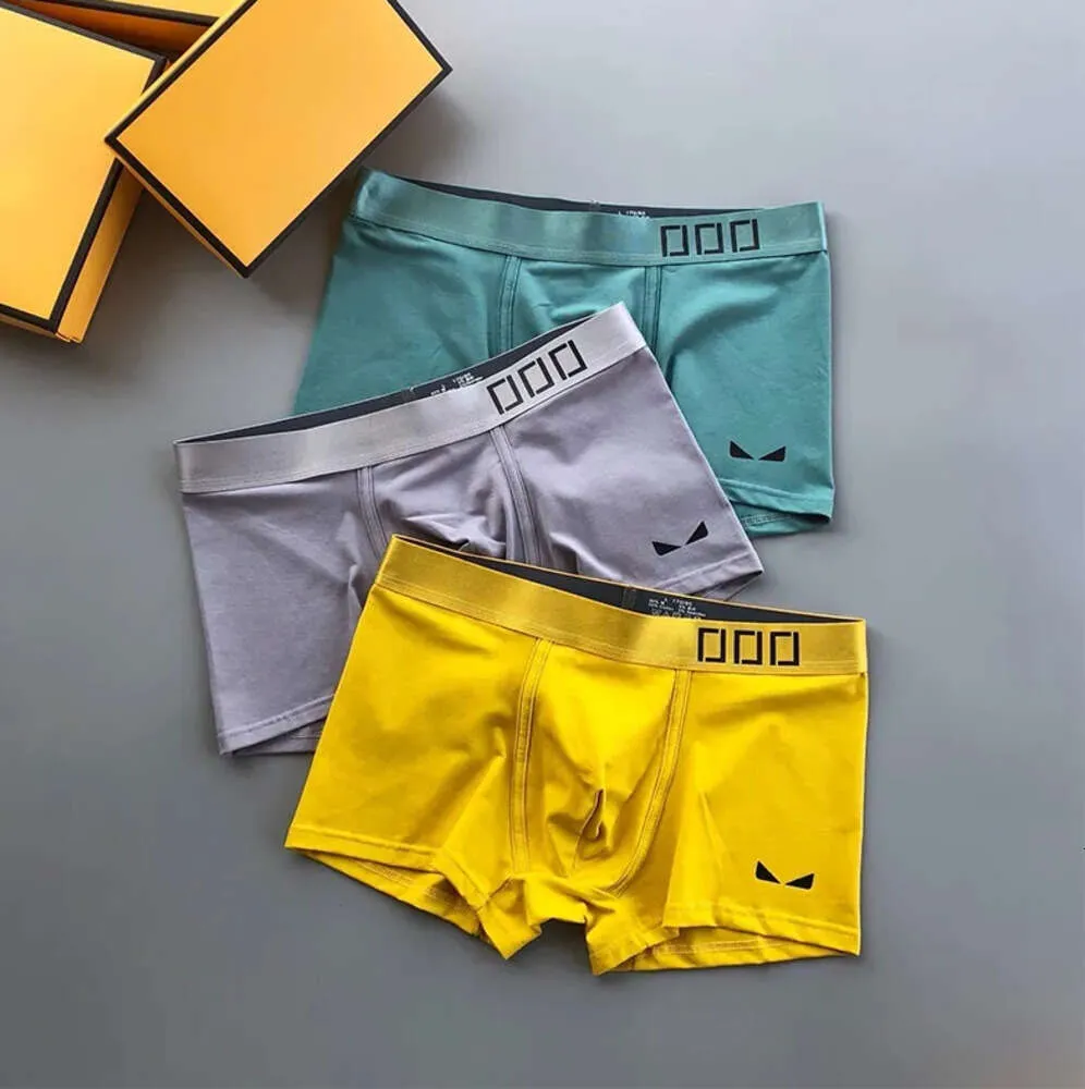 Unterhosen Herrenunterwäsche Designer Kurze Unterwäsche Boxer Eisseide Sommer Ultradünner Abschnitt Beliebte lose Shorts Kopfschlitz Hohe Qualität