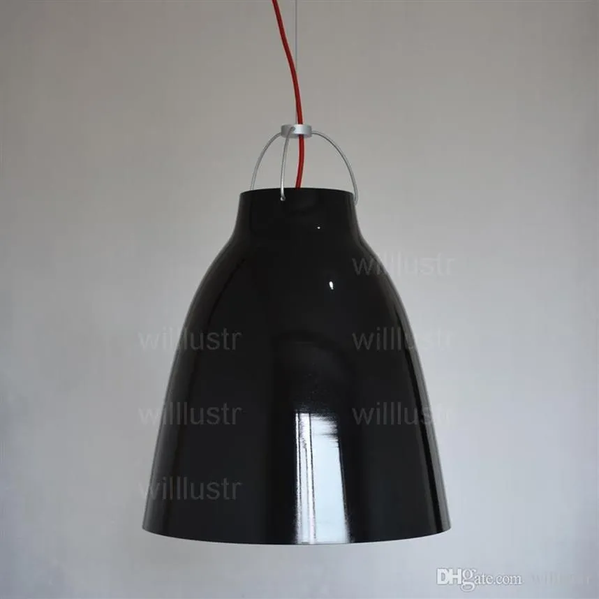 WillLust Caravaggio Pendant Lamp Nordic Modern Cecilie Manz Suspension Light Hanging Lighting Glossy Matt White Black Color Small266e