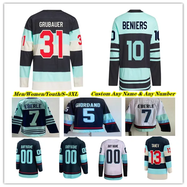 2024 Witer Classic Hockey Jersey Vice Du Oliver Bjorkstrad Jared McCa Jade Schwartz Matty Beiers Eberle Yai Gourde Tye Kartye Philipp Grubauer