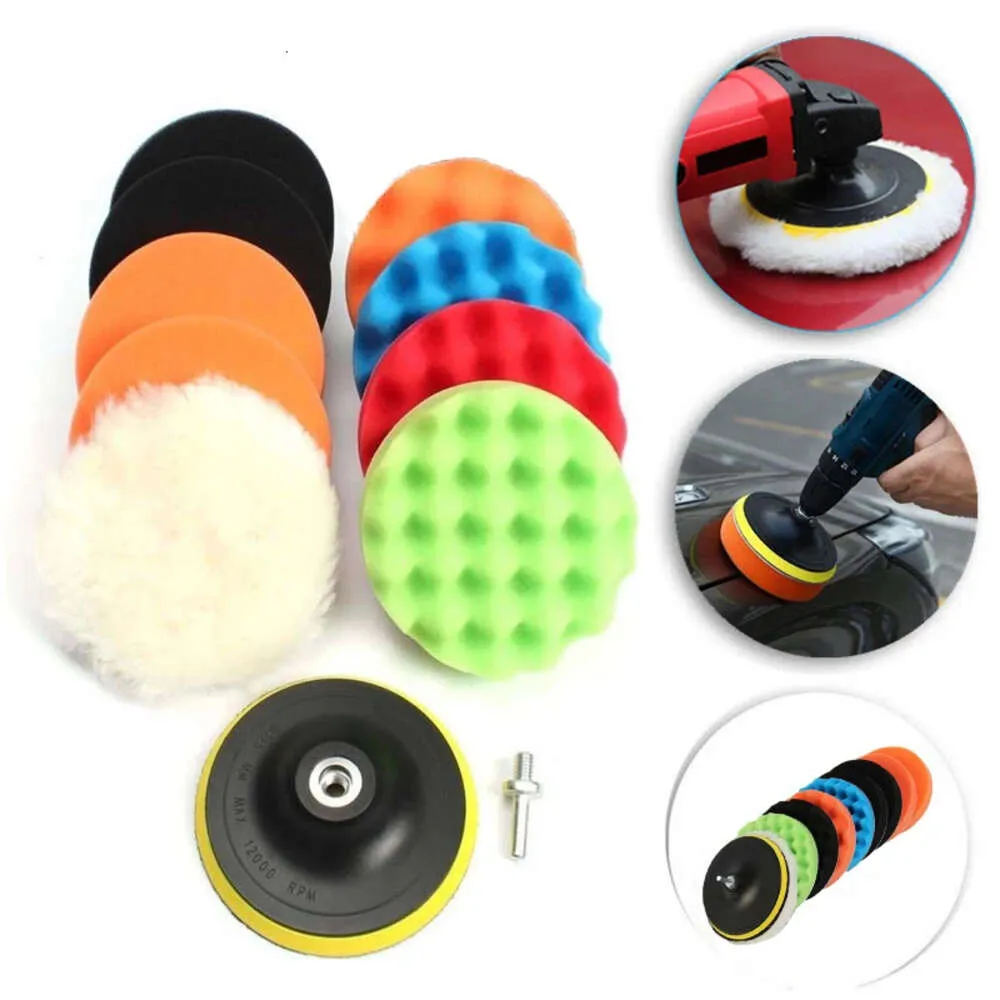 3 Inch Compound Buffing Polishing Pads Sponge Kit for Car Buffer ...
