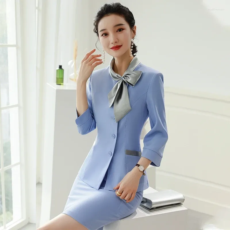 knee length dresses for ladies Donna Dress in Blue | Knee-Length