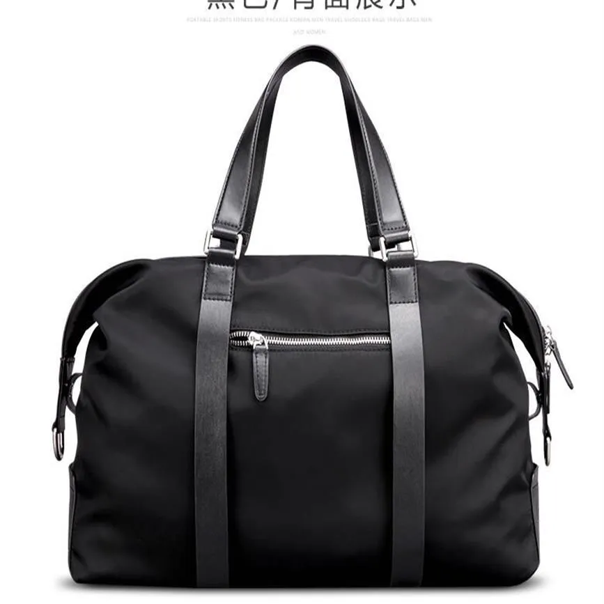 High-quality high-end leather selling men's women's outdoor bag sports leisure travel handbag 055309n