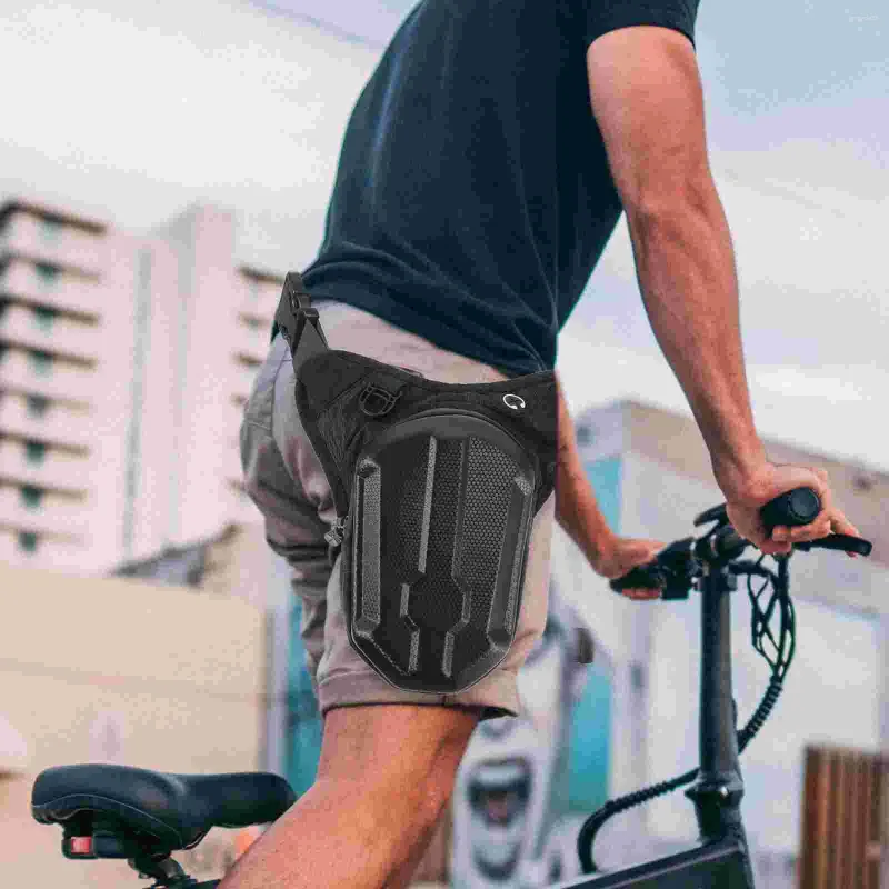 معاطف المطر دراجة نارية حزمة إسقاط حقيبة الساق رجال فاني حقيبة تخزين الهاتف الورك لركوب الدراجات في ركوب الدراجات