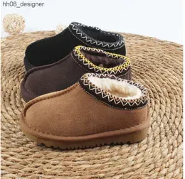 Kids Toddler Tasman Slippers gies Braid Tazz Sandals Baby Shoes Chestnut Fur Slides Sheepskin Shearling Classic Ultra M uggsboot ugglis''ug uggskid uggssy ugh JOQA