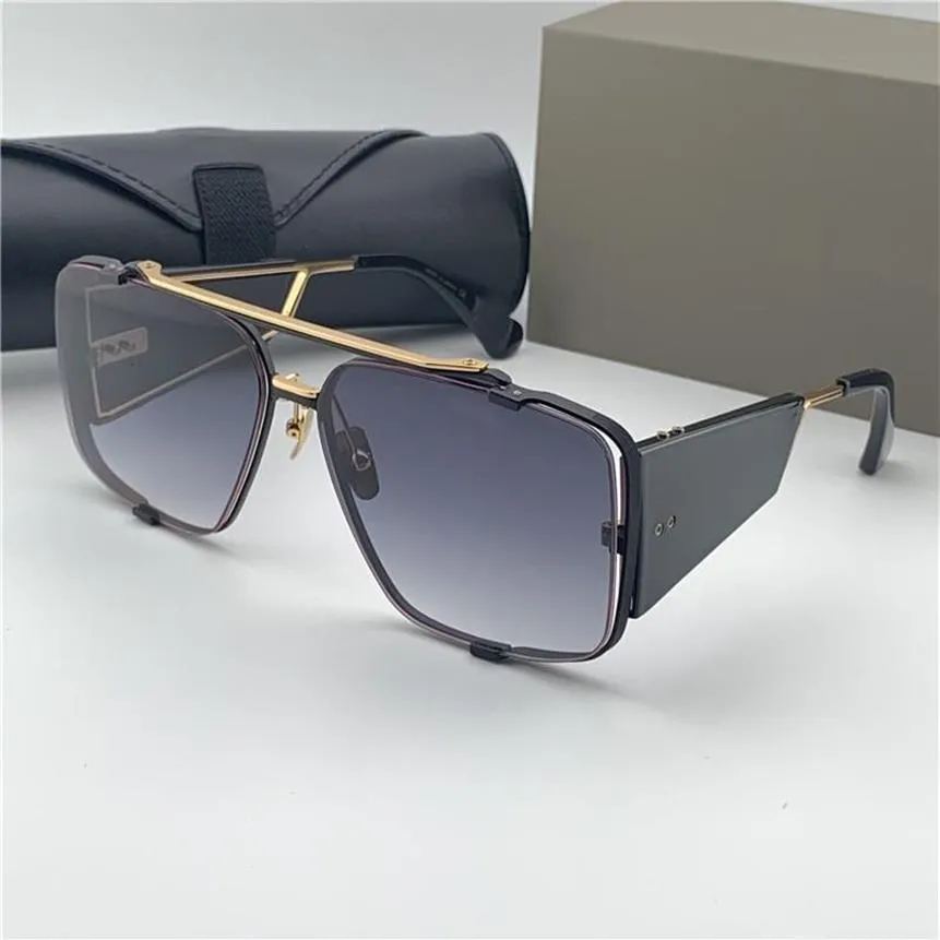 Tasarım Erkekler Güneş Gözlüğü 136 Retro Gözlük Moda Stili Kare Çerçeve Büyük Bacaklar UV 400 lens Pop Açık Gözlük281u