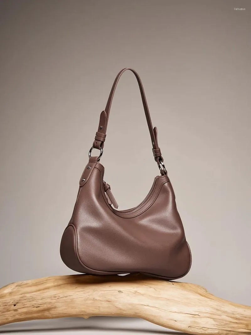 Sacs de soirée Sac à bras en peau de vache pour femme Style haut de gamme luxe bandoulière épaule automne hiver véritable cuir femme messager