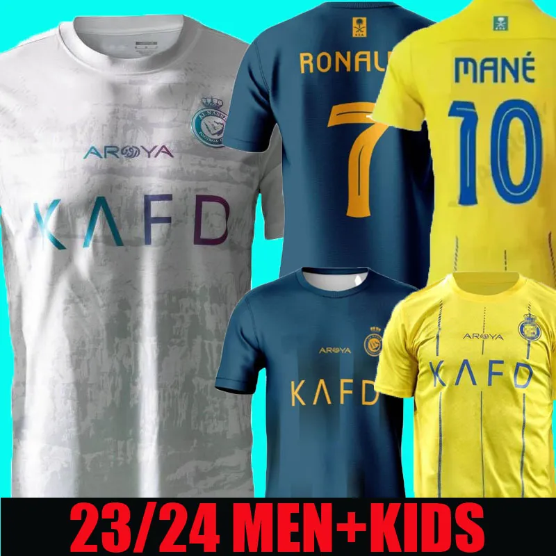 Maillot bleu Al-Nassr FC 2023 Cristiano Ronaldo Away *NEUF*