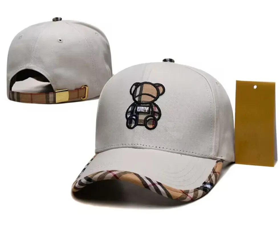 Nieuwe Ontwerpers hoed luxe Mode Letters Baseball Cap Streep stiksels Vrouwen Mannen Sport Bal Caps Outdoor Reizen zonnehoed B-2