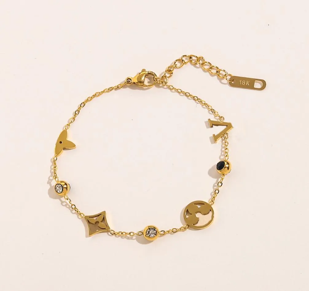 Klassieke schakelketting luxe armbanden Mode-sieraden 18k gouden bedelkraal Zomer schuifarmbanden Kralen Europese persoonlijkheidsstijl 3263303