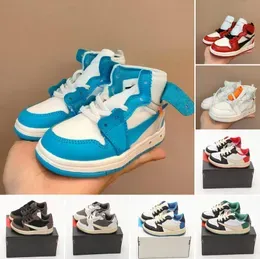 Basketball Shoes Jumpman 1 Low High Baby Kids Travis Obsidian Chicagirls Children Toddler 1s 2022 Sport Trainer Sneaker Size 26-36