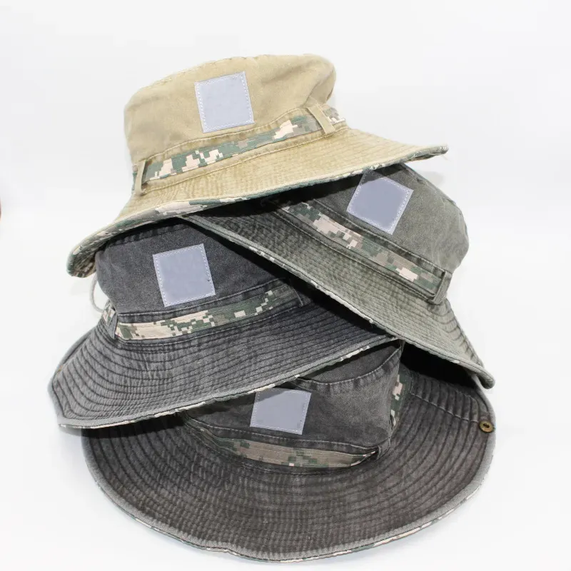 디자이너 모자 씻은 모자 위장 대형 챙 야외 햇볕 썬 그늘 모자 남자와 여자 조조 모자 접이식 방풍 밧줄