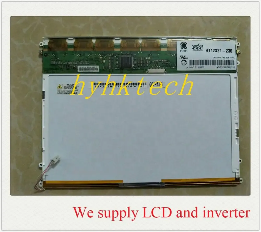 HT12x21-230 12.1インチTFT LCD、オリジナルの在庫、出荷前にテスト