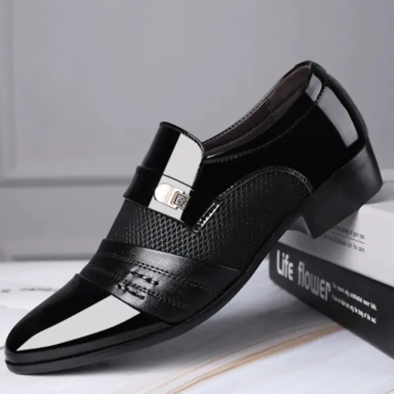 Gai Gai Gai Elbise Eski Ayakkabı Pu Deri Erkekler için Artı Boyut Ofis İş İş Gündelik Ayakkabı Loafers Zapatos de Vestir Hombre 231208