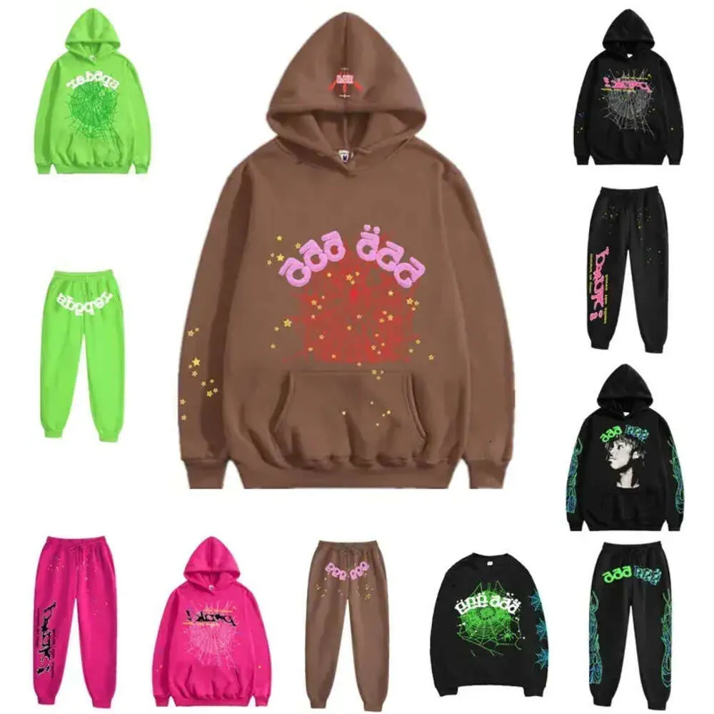 Spider Hoodie Designer Mens 555 Sp5der Sweatshirt Man Pullover Young Thug 555555 Hoodies Luxury Womens Pink Sp Wholesale 2 Pieces 10% Dicount J