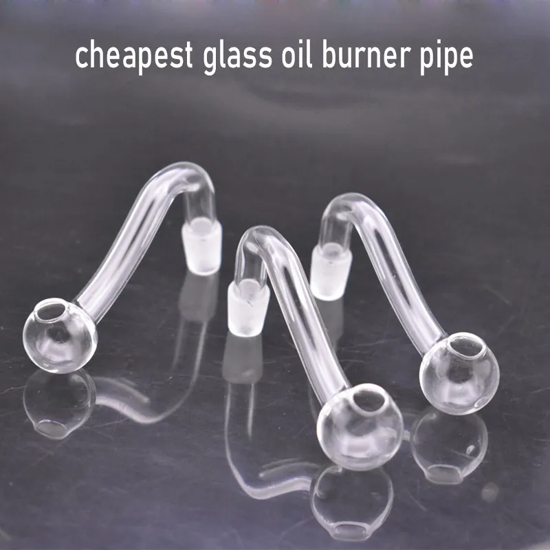 Hot Selling Banger Oil Nail Pipe 10mm 14mm 18mm Male Female Glass Oil Burner Pipe for Dab Rig Bong Smoking Accessories