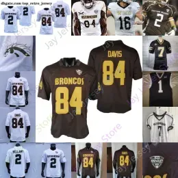 Western Michigan WMU Football Jersey NCAA College Jon Wassink LeVante Bellamy Skyy Moore Giovanni Ricci Keith Mixon Jr. Davis Fayad Jennings