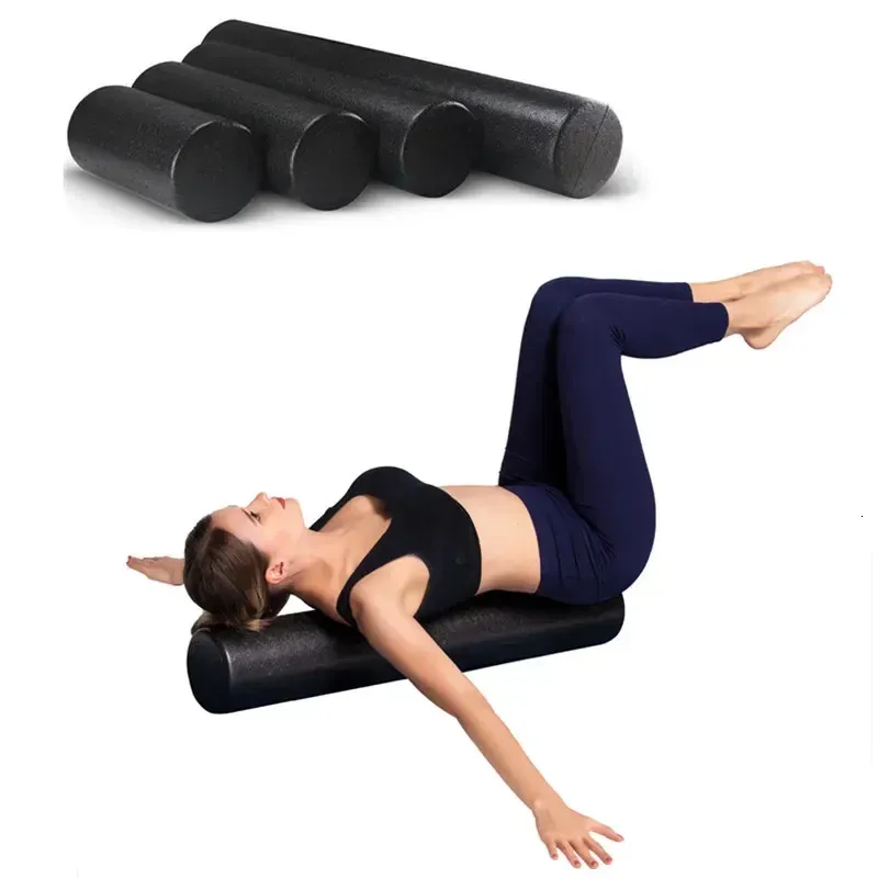 Yoga Blocks 1Pcs 60/45//30cm Yoga Block Massage Roller Yoga Column Gym Fitness Foam Roller Pilates Yoga Exercise Tool Back Workout Equipment 231208