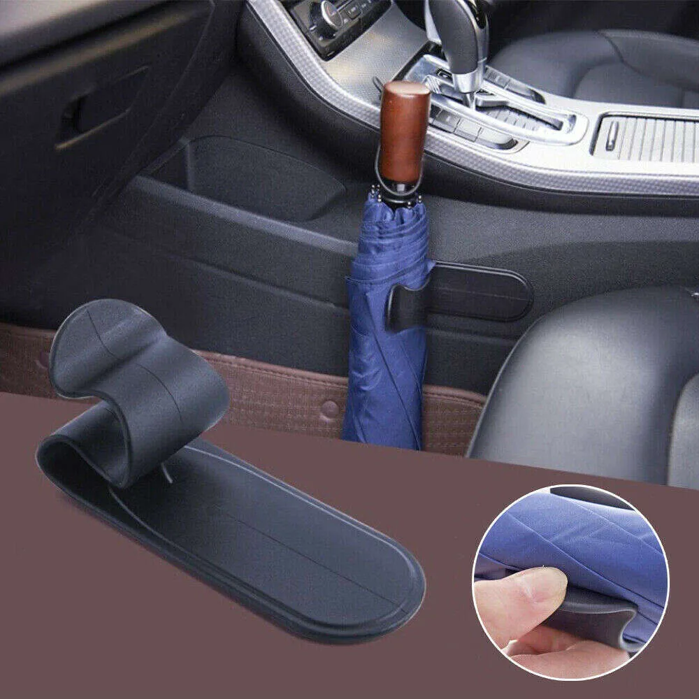 Neue Auto Innen Regenschirm Halter Clip Auto Stamm Montieren Mini Halterung Lagerung Organizer Haken Verschluss Halter Zubehör