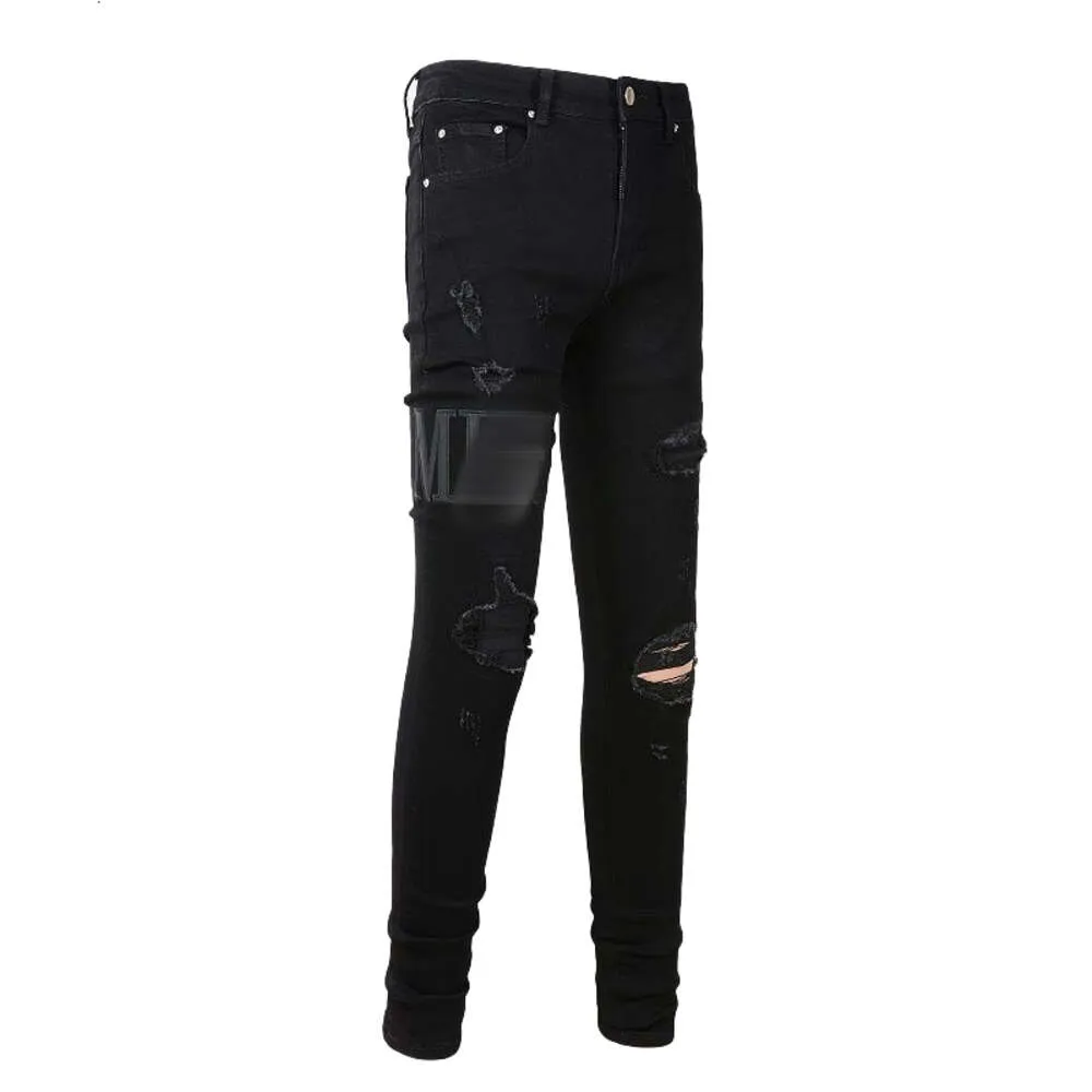 Amirs Designer Jeans Topkwaliteit Heren Jeans Heren Luxe Denim Jeans Gaten Broek Jean COOLGUY Biker Broek Man Kleding #892