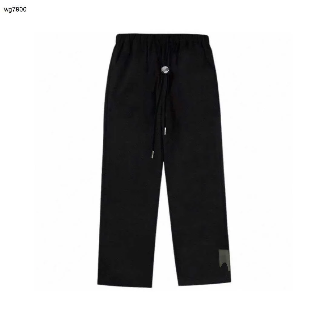 Luxury Men Pants Designerkläder för mäns höst raka byxor mode logotyp dragsko midjeband pojke penna byxor 09 ny ankomst