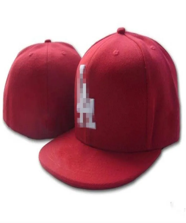 Los Angeles Men's Team Baseball Casquette entièrement fermée Femmes Bleu Marine Rouge KC Lettre Gorras Bones Hommes Femmes Casual Sport de plein air Ft Ajusté Chapeaux H239043532