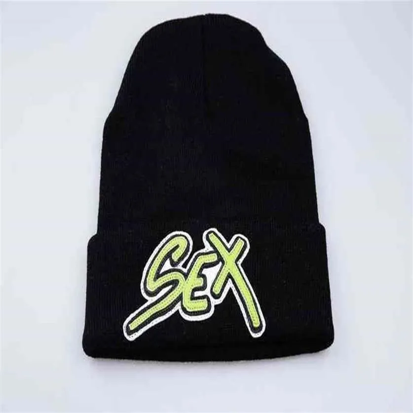 Beanie Skull Caps Ch Sex Beanies Records Limited Matty Boy Graffiti Stave Cotton Sheepskin Winter Cold Hat Ball Caps Cotton Chunky286y