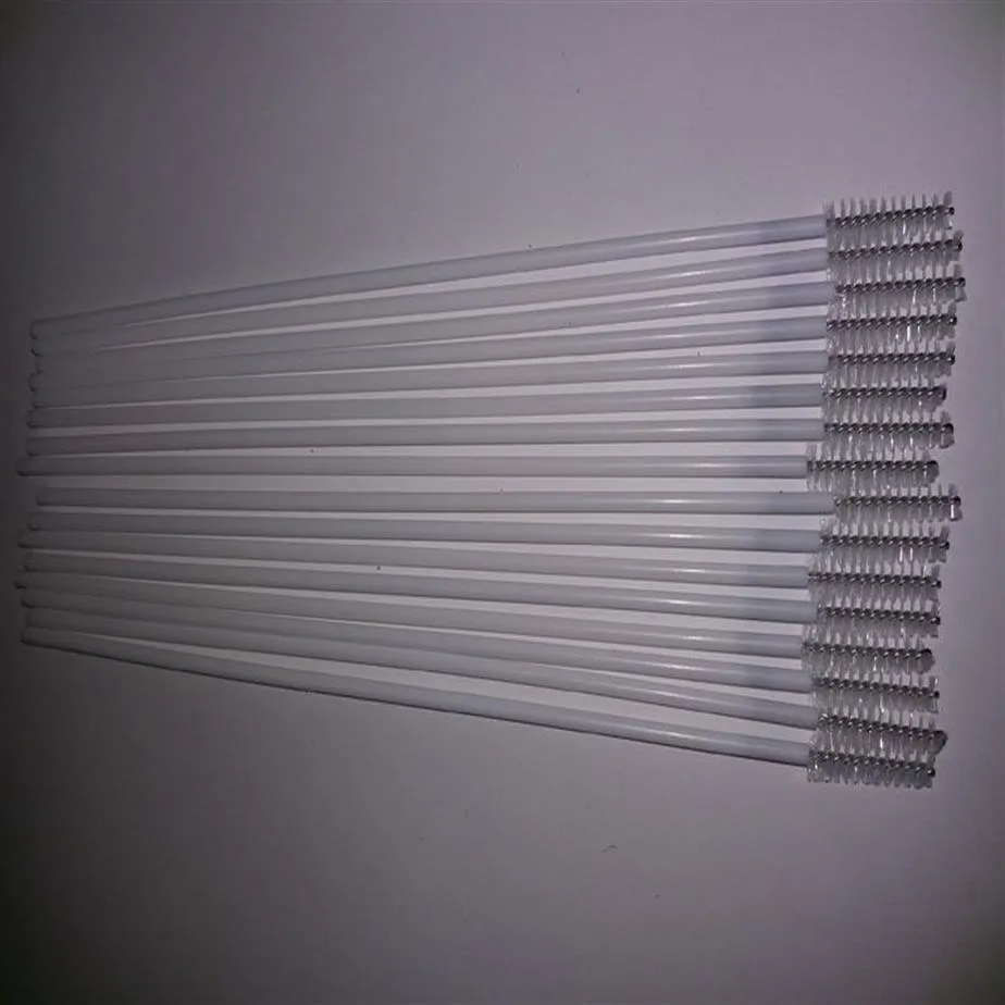 16cm 5mm 100 Pcs Pack Stainless Steel Wire Plastic Handle Straw Cleaner Cleaning Brush Straws Cleaning Brush Bottle Brush1696