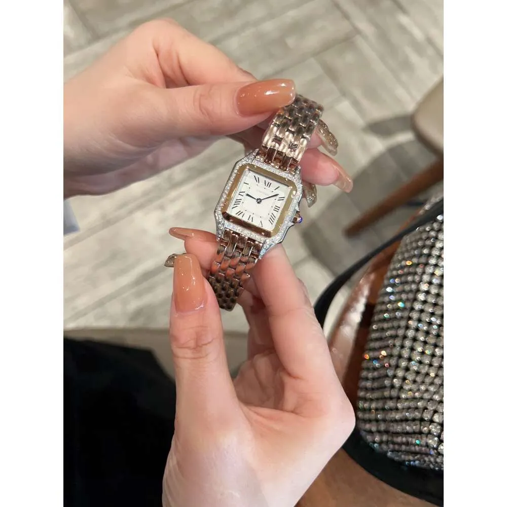 duur panthere horloge voor vrouwen verzorgen volledige diamanten dameshorloge witte wijzerplaat 3A hoge kwaliteit Zwitserse quartz dames ijs uit horloges Montre tank femme luxe MS1B