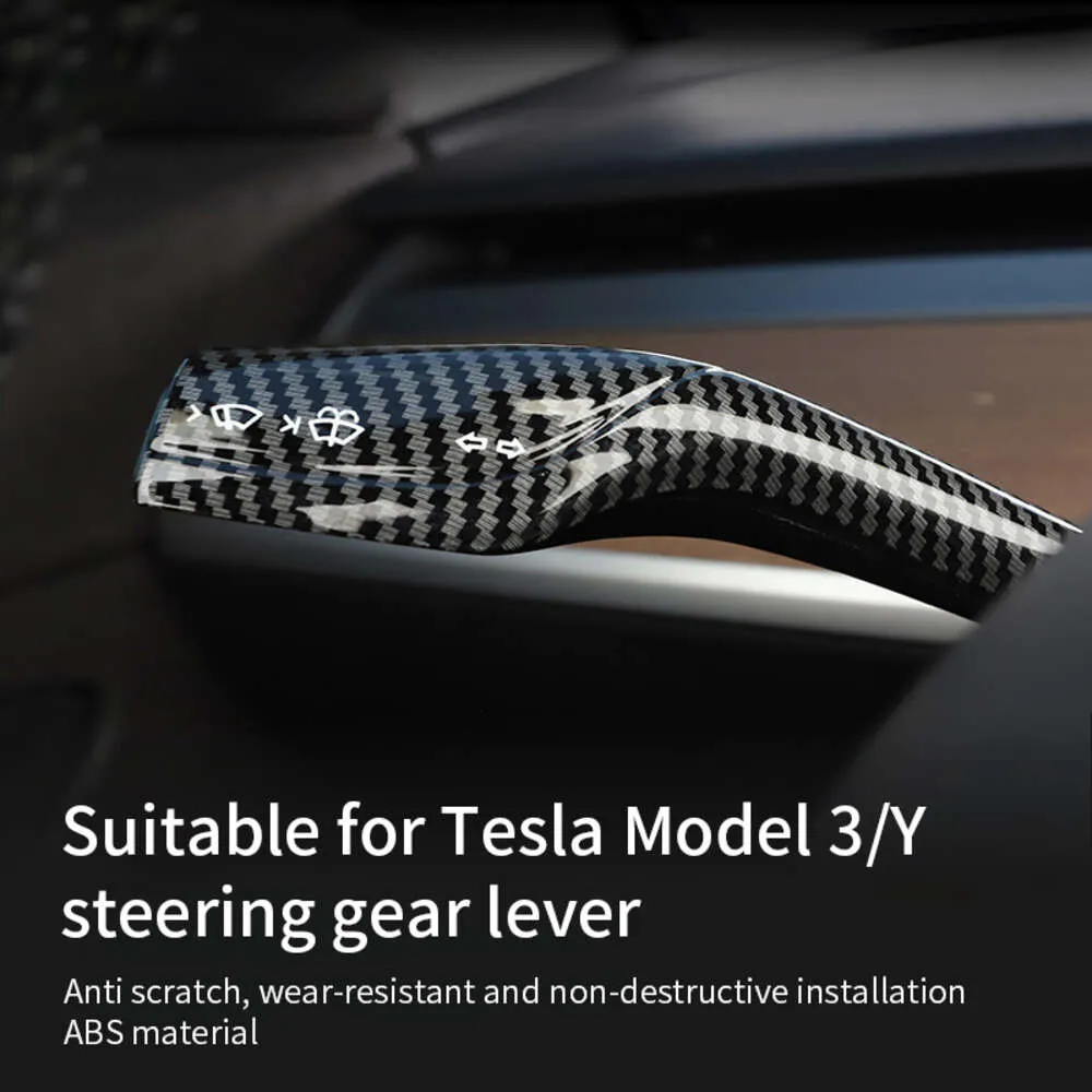 جديد واحد زوج من ألياف الكربون عجلة القيادة وينت غطاء حماية ل Tesla Model 3 y ABS CAR COR COPLED DICE