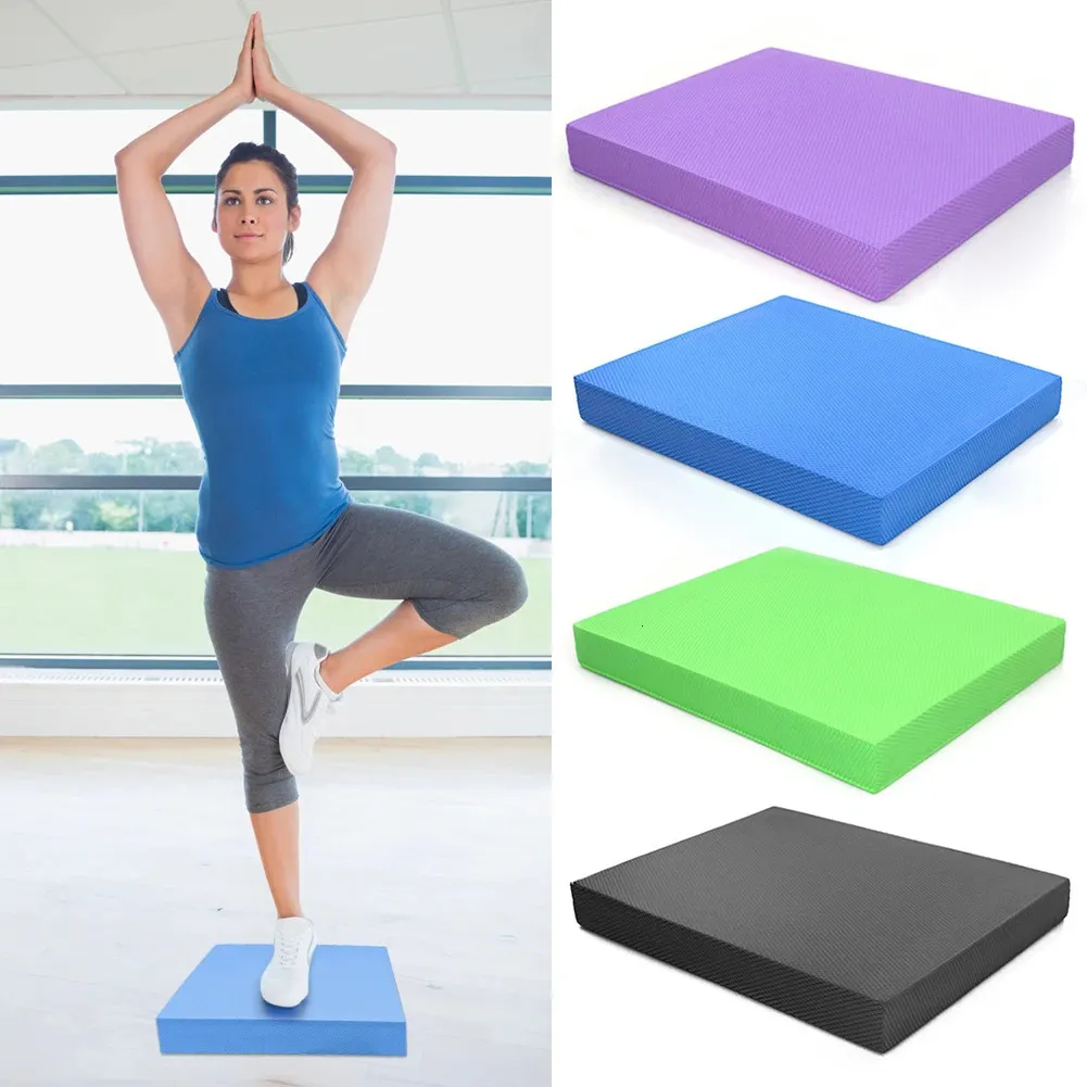 Yoga Mat Thick TPE Yoga Balance Pad Thick Exercise Mat For