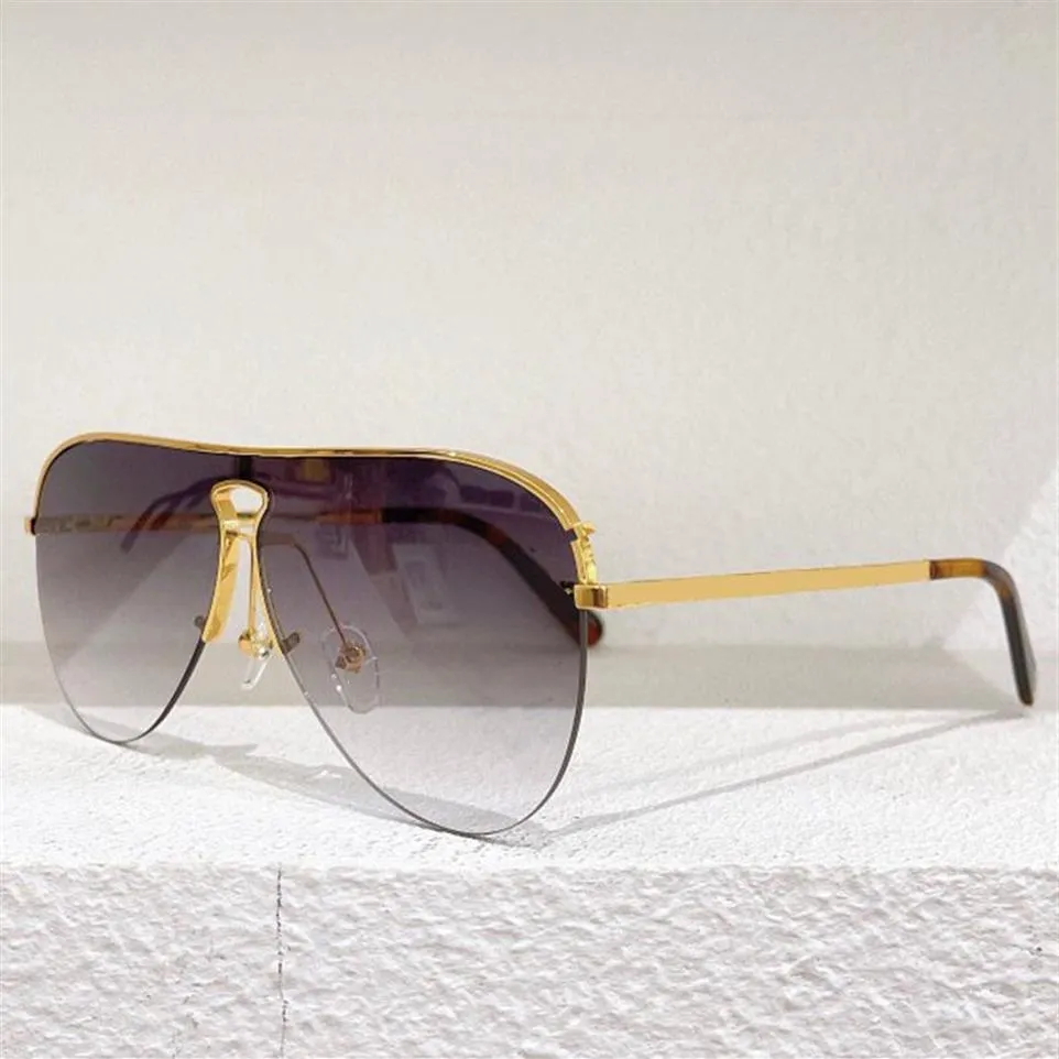 Las gafas de sol con máscara de grasa para hombre y mujer de moda Z1467 decoran los extremos y la fachada La sensación vintage complementa el moderno ojo de cerradura bridg239Q