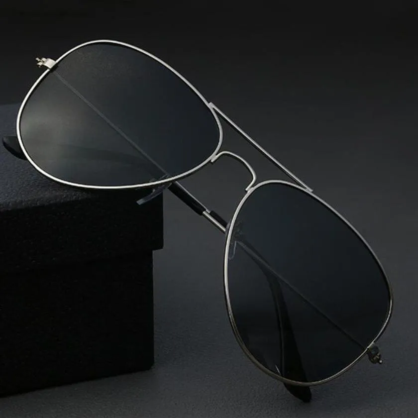 Occhiali da sole da pilota di moda per donna uomo 58mm specchio di design protezione UV400 occhiali da sole da guida vintage l4u con custodie online2531