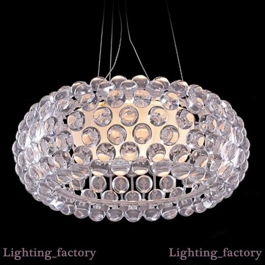 D35 50 65 cm modern upphängning foscarini caboche akrylhänge lampa ljus svett jon akryl boll hänge ljus modern rustik ligh227i