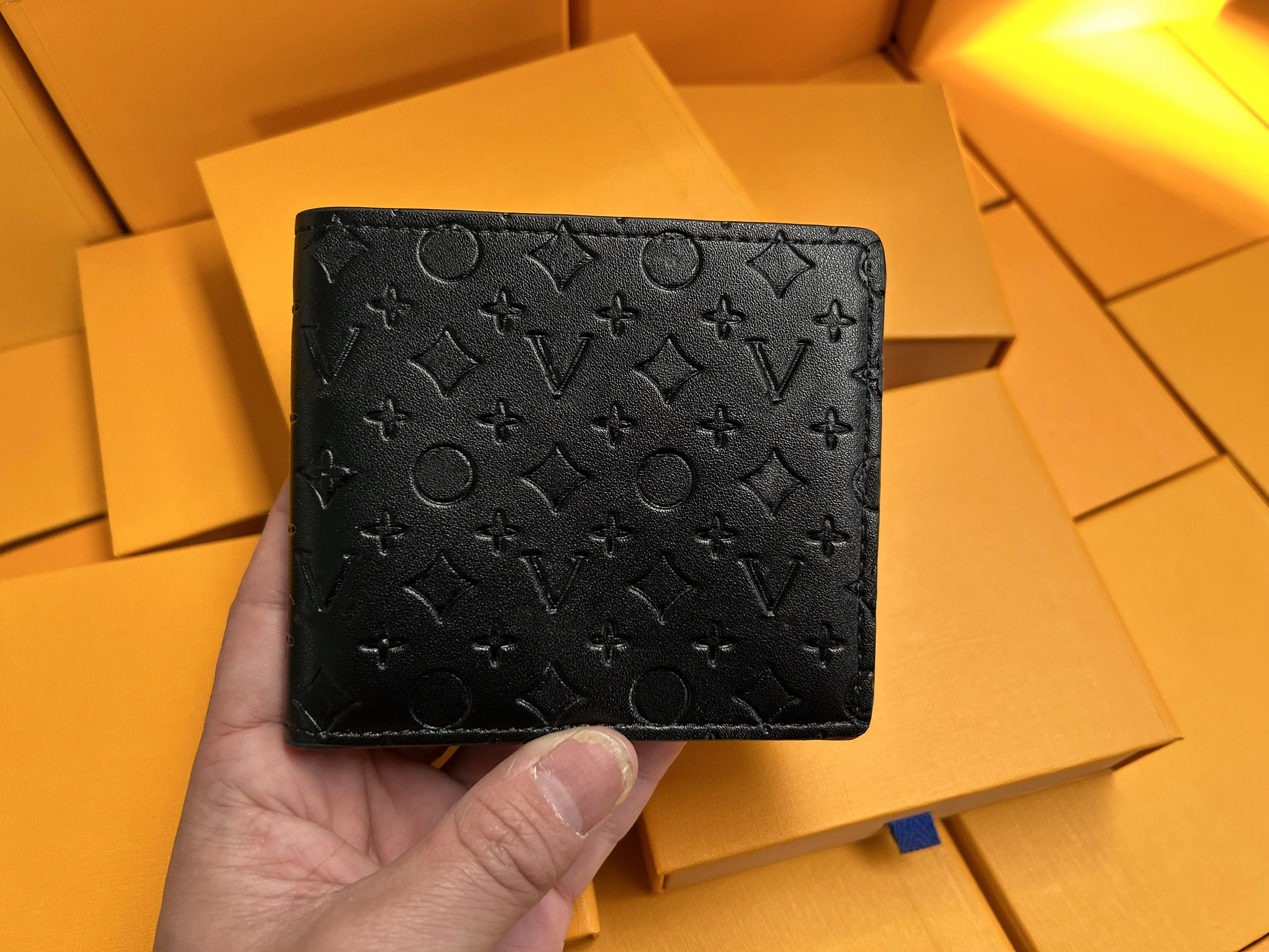 Cartera de alta calidad Estilo a cuadros de París Diseñadores Cartera para hombre Hombres famosos Monedero de lujo Lienzo especial Múltiples billetera pequeña y corta