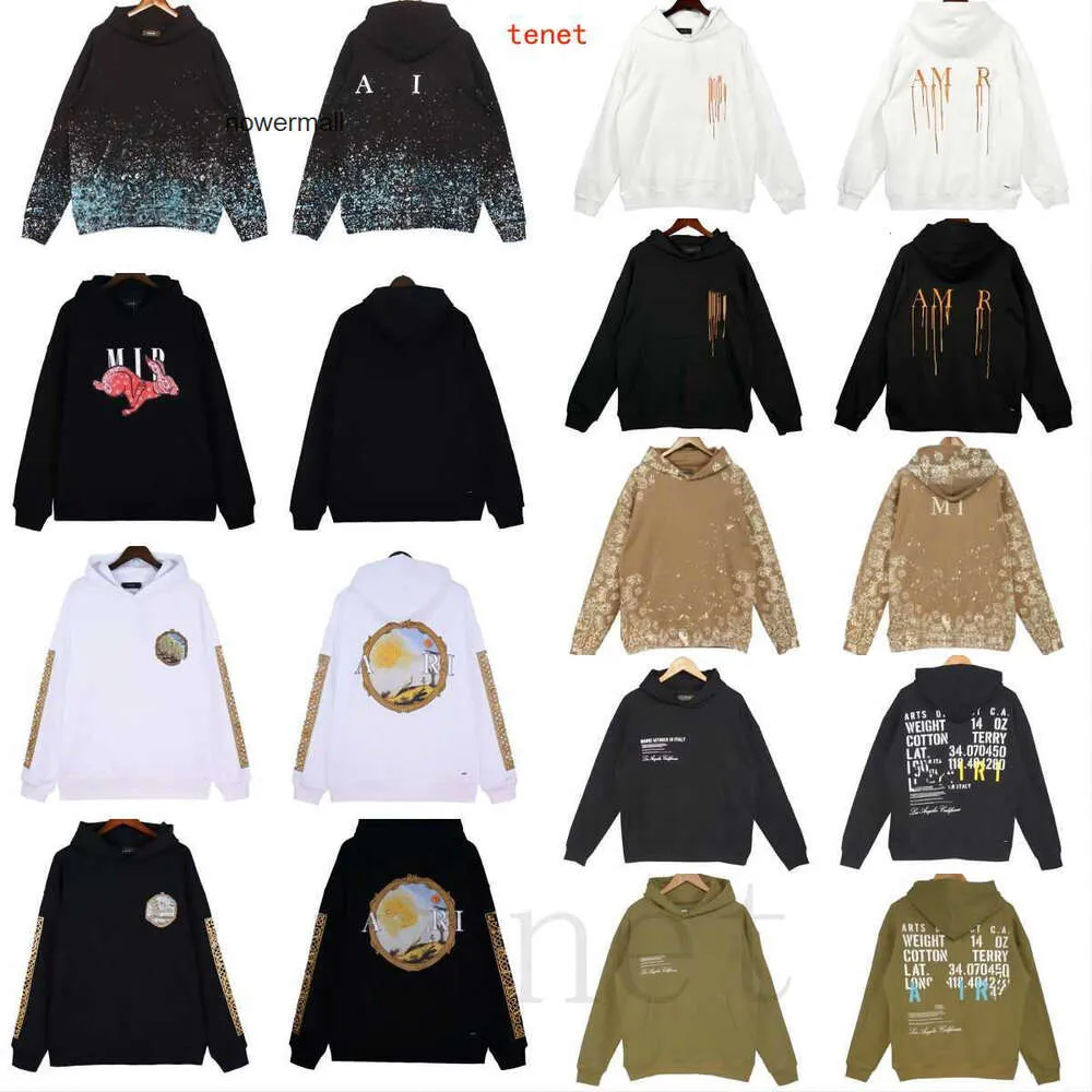 en Top amirri Capuchon amiiri Fashion Joing amirl Hoodie amirlies All Star am Sweatshirt imiri Letter Speckler Designer Herenmode Dames Luxe Pullover Hoo YI7P