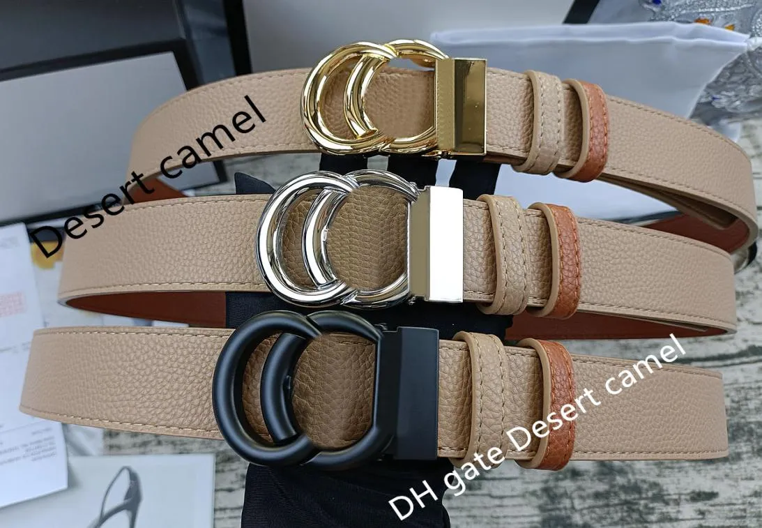 5A fashion designer belts gold double letter belt lychee grain pure cow leather men039s women039s belt 40cm dustproof clot9180434
