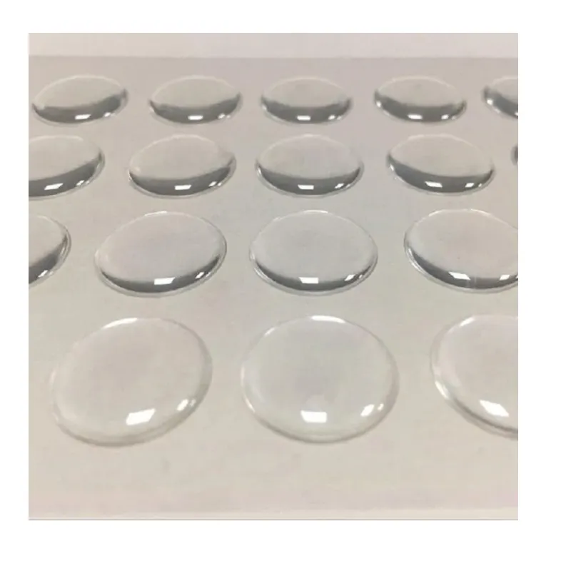 Partihandel Anpassad transparent kupoletiketttryck Transparent Epoxy Sticker 3D Crystal Sticker Harts Gel Sticker för dekoration